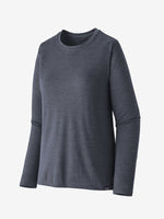 Capilene Cool Daily LS Shirt - Women - Smolder Blue