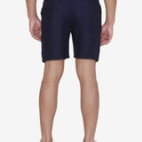 Men's - CHUCK REGULAR LINEN SHORTS - Total Eclipse - Gumpel & Co