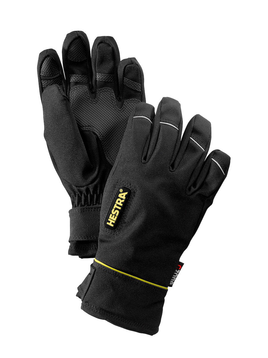 Junior Czone Pickup 5 - finger Handske - Børn - Sort/Kiwi - Gumpel & Co