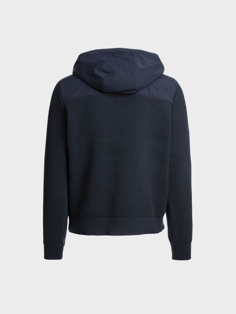 Willard Tech Strik Jakke - Herre - Blue Navy - Gumpel & Co