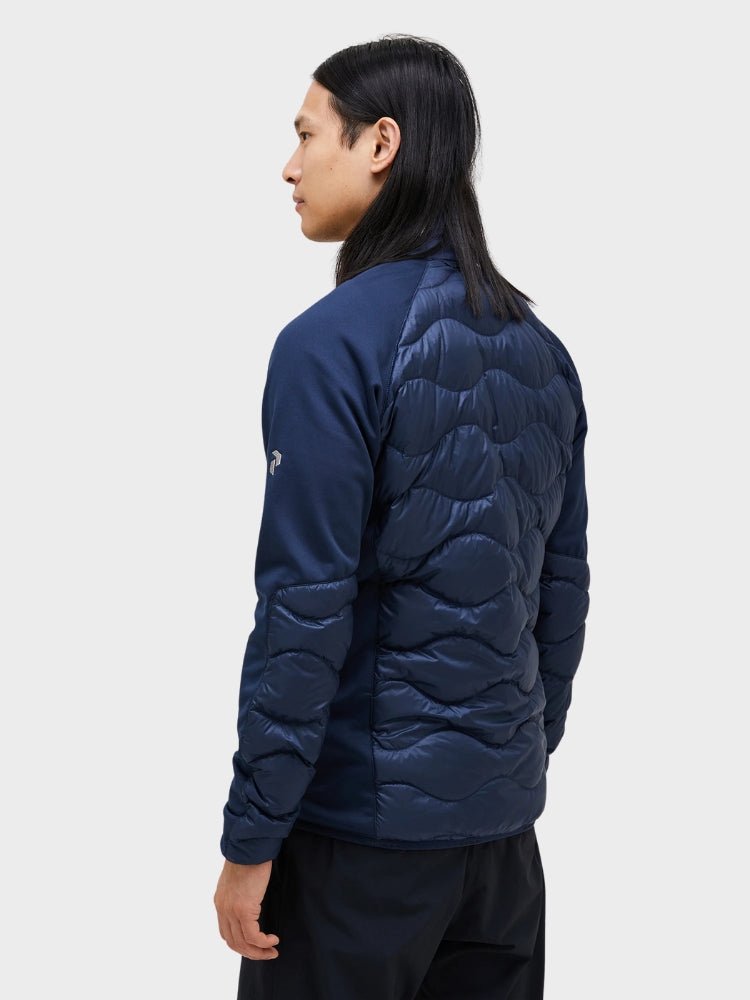 Helium Dun Hybrid Midlayer - Herre - Mørke Blå - Gumpel & Co