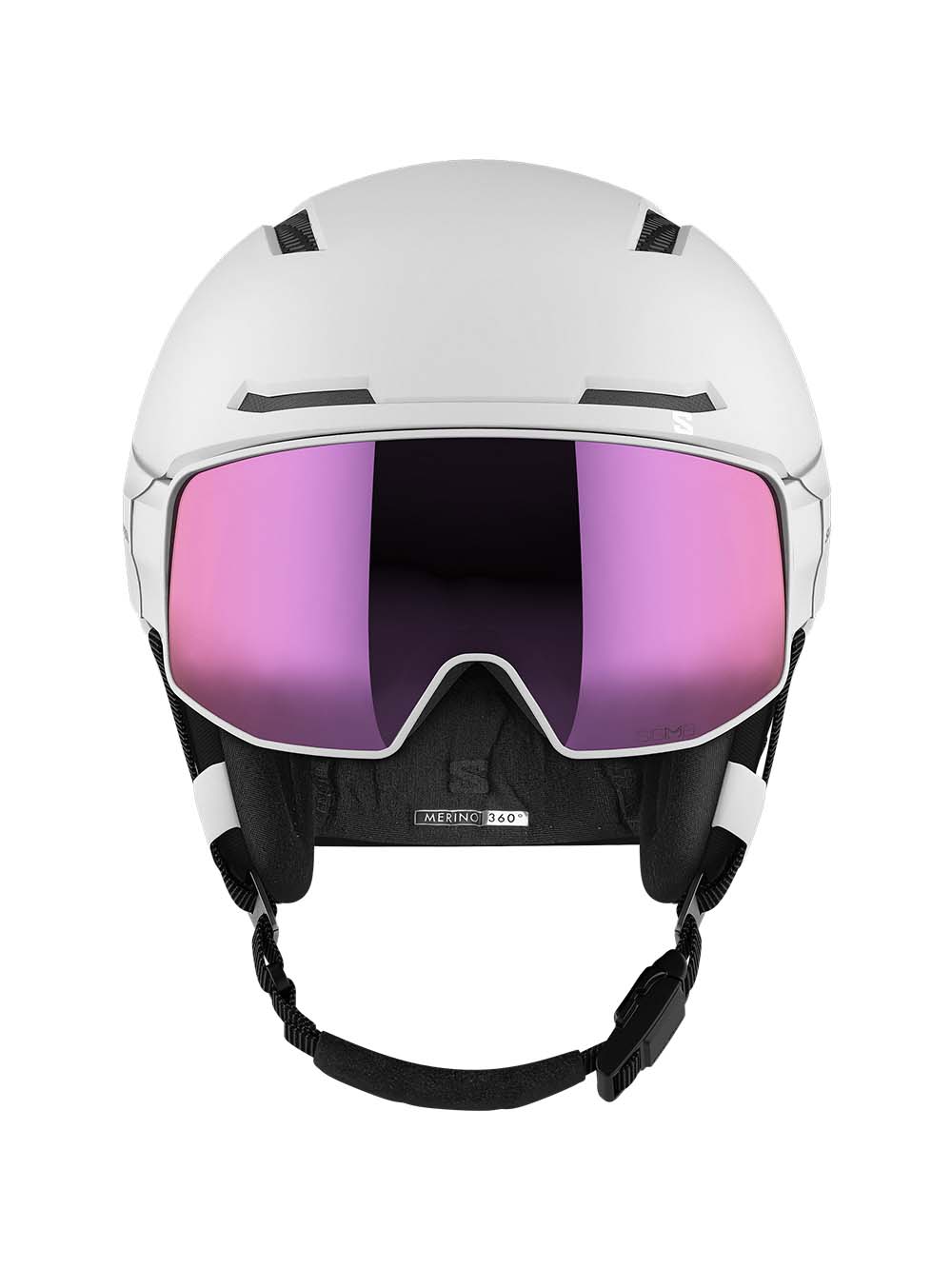 Driver Sigma Plus Visir Skihjelm - Unisex - White - Gumpel & Co