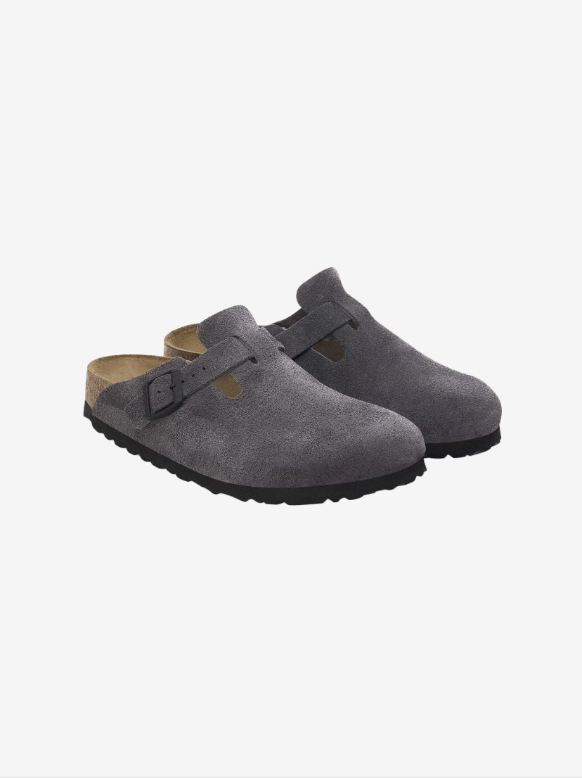 Boston Suede Leather - Velvet Grey - Normal - Gumpel & Co