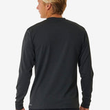 Stack UV Long Sleeve Rash Guard - Herre - Black Marle - Gumpel & Co