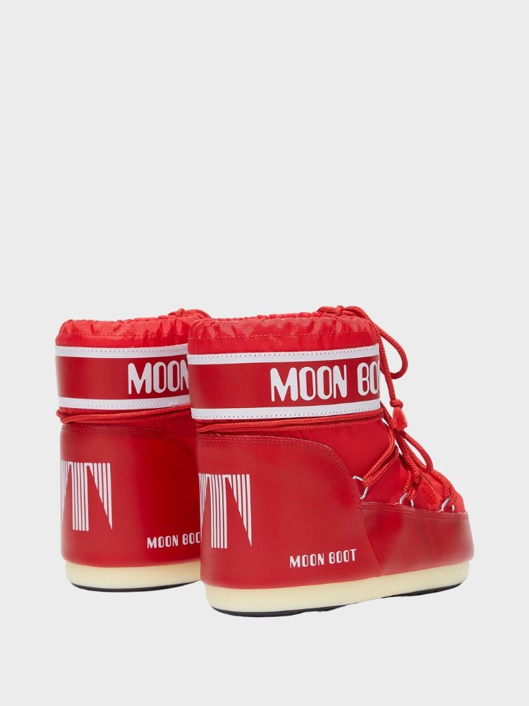 Icon Low Nylon - Women - Red - Gumpel & Co