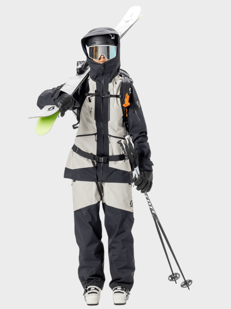 Vertic GTX 3L Skibukser - Unisex - Black / Dust White - Gumpel & Co