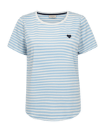 Mian T-shirt - Dame - STAR OFF-WHITE W. BLUE BELL