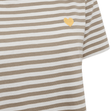 Mian T-shirt - Dame - Hvid / Beige - Gumpel & Co