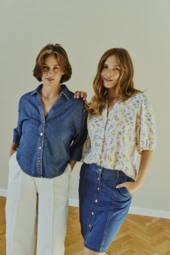 Molli Skjorte - Dame - STAR OFF - WHITE W. GOLDEN HAZE - Gumpel & Co