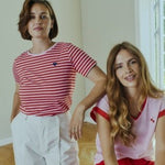 Mian T-shirt - Dame - Lyserød / Rød - Gumpel & Co