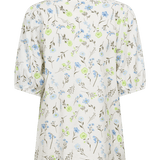 Molli Skjorte - Dame - STAR OFF - WHITE W. SHARP GREEN - Gumpel & Co