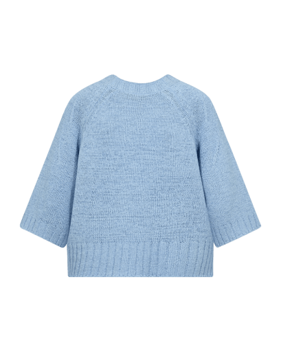 Tapper Pullover Sweatshirt - Dame - BLUE - Gumpel & Co