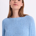 Tapper Pullover Sweatshirt - Dame - BLUE - Gumpel & Co