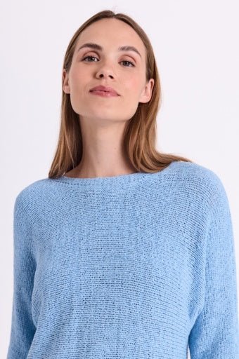 Tapper Pullover Sweatshirt - Dame - BLUE - Gumpel & Co