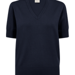 Katie Pullover Sweatshirt - Dame - BLUE - Gumpel & Co