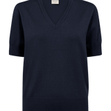 Katie Pullover Sweatshirt - Dame - BLUE - Gumpel & Co