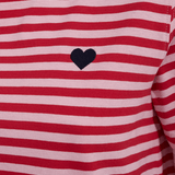 Mian T-shirt - Dame - Lyserød / Rød - Gumpel & Co