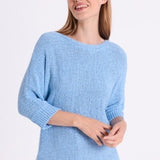 Tapper Pullover Sweatshirt - Dame - BLUE - Gumpel & Co
