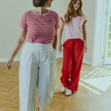 Mian T-shirt - Dame - Lyserød / Rød - Gumpel & Co