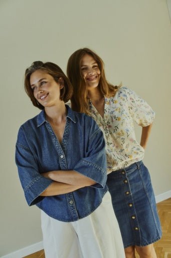 Molli Skjorte - Dame - STAR OFF - WHITE W. GOLDEN HAZE - Gumpel & Co