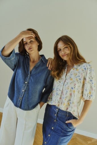 Molli Skjorte - Dame - STAR OFF - WHITE W. GOLDEN HAZE - Gumpel & Co