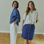 Molli Skjorte - Dame - STAR OFF - WHITE W. GOLDEN HAZE - Gumpel & Co